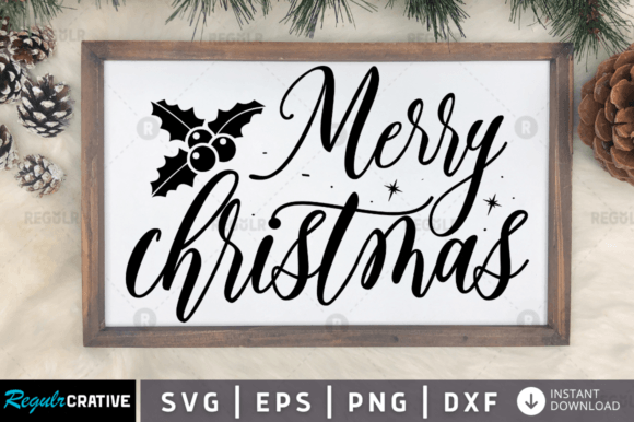 Download FREE Merry Christmas Svg Design - Premium Resources